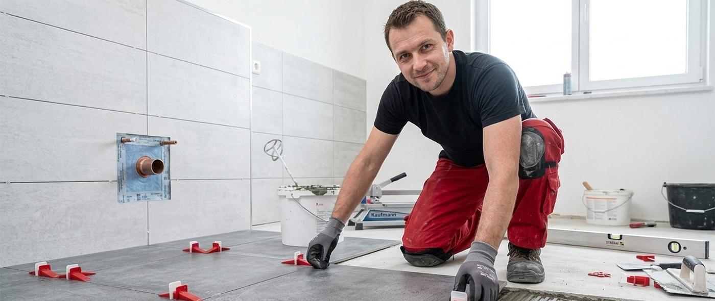 Fliesenleger (m/w/d) 4-Tage-Woche & Top-Gehalt